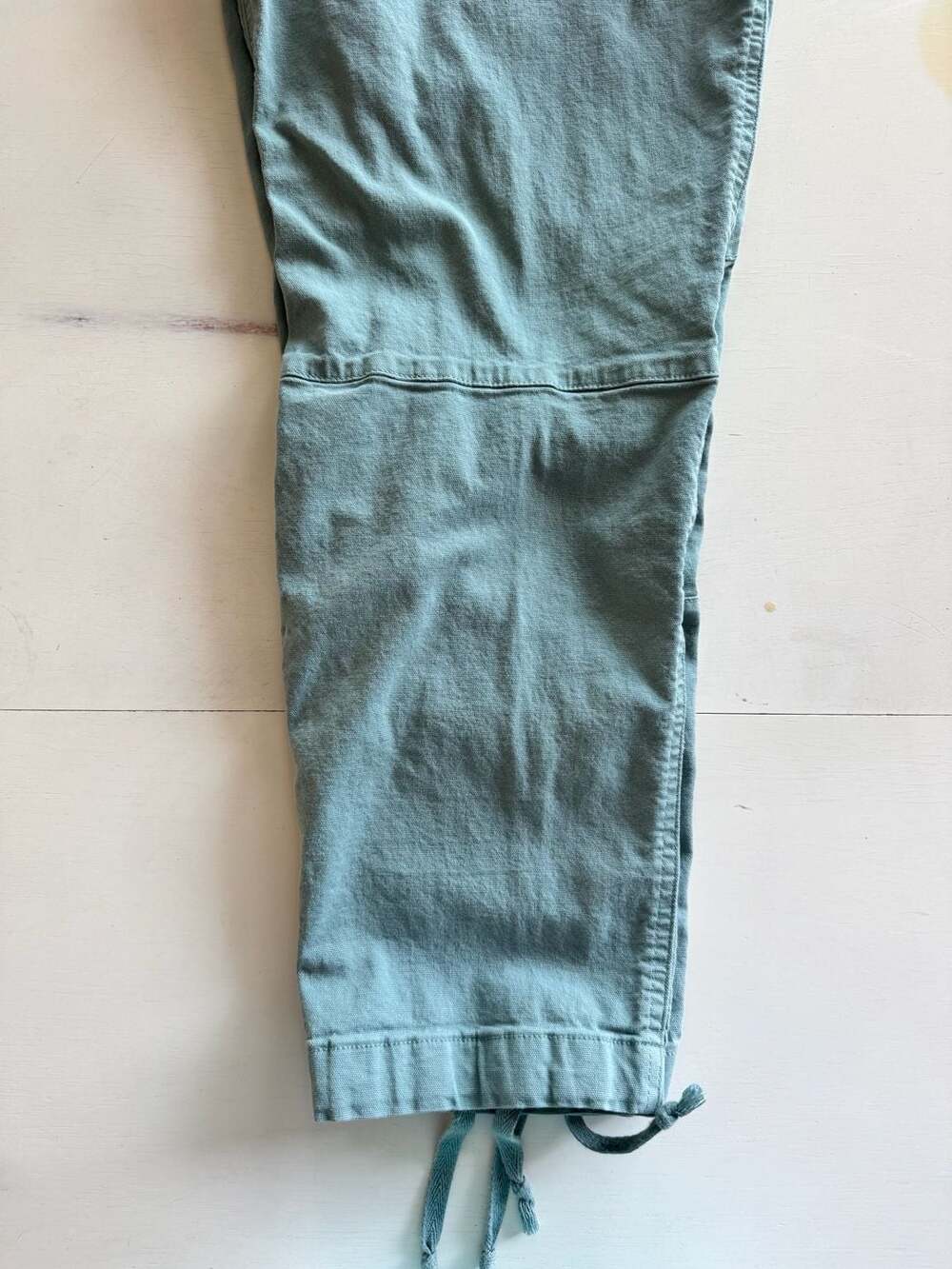 Topo Designs Dirt Pants Blue Cotton Drawstring Elastic Waist LARGE - Picture 4 of 9